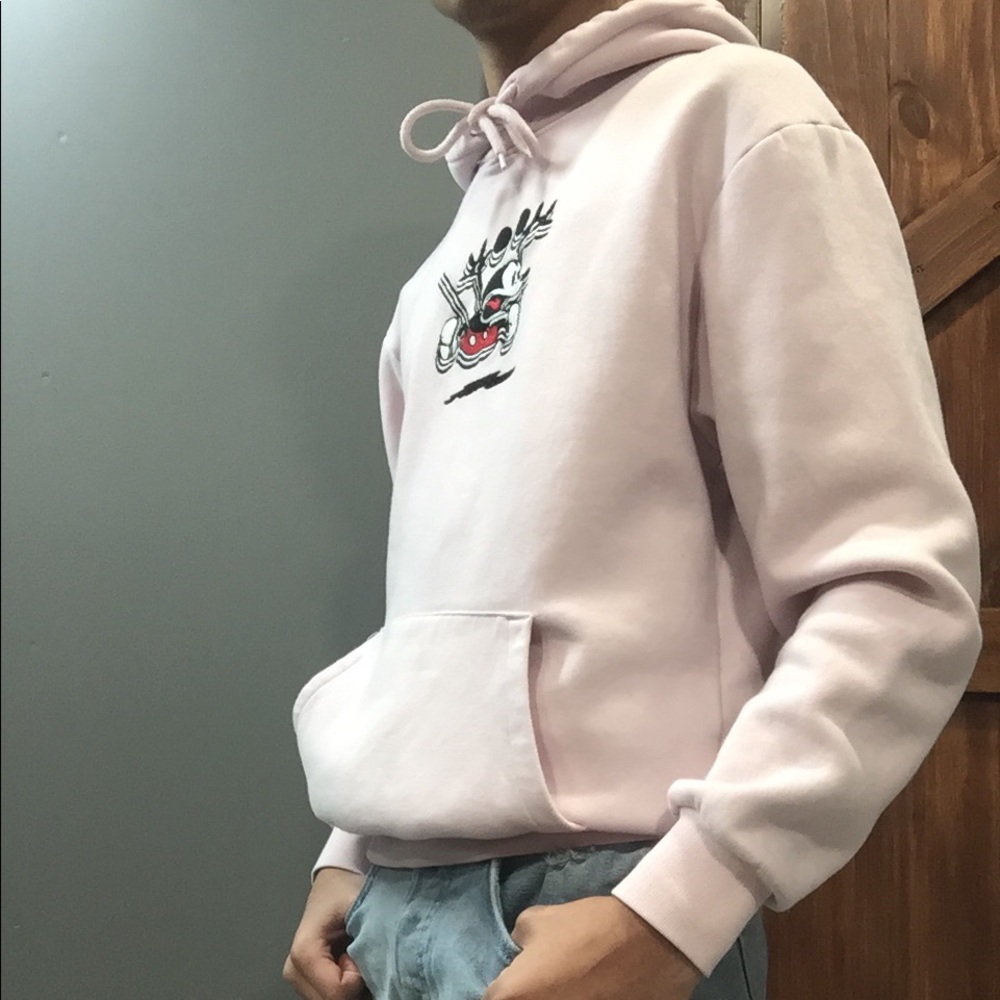 Pink Micky Mouse Hoodie